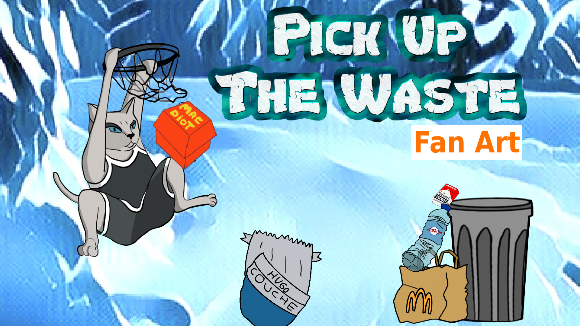 公式ゲーム画像: Pick Up The Waste : Fan Art